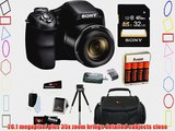 Sony Cyber-shot DSC-H300/B Compact Zoom Digital Camera in Black   Sony 32GB Class 10 Secure