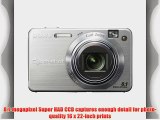 Sony Cybershot DSCW150 8.1MP Digital Camera with 5x Optical Zoom with Super Steady Shot (Silver)