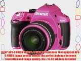 Pentax K-50 16MP Digital SLR Camera Kit with DA L 18-55mm WR f3.5-5.6 Lens (Pink)