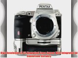 Pentax 15563 K-3 Premium Silver Edition 24.35 megapixels DSLR Camera with 3.2-inch LCD Screen