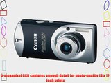 Canon Powershot SD30 5MP Digital Elph Camera with 2.4x Optical Zoom (Tuxedo Black)