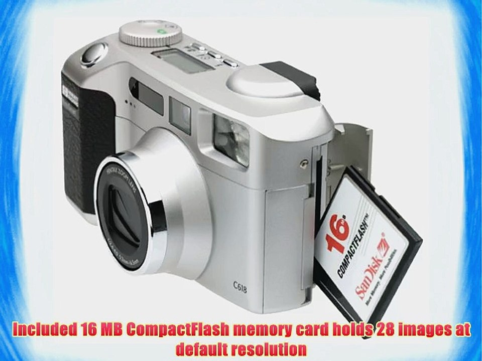 Hewlett Packard PhotoSmart C618 2MP Digital Camera w/ 3x Optical Zoom