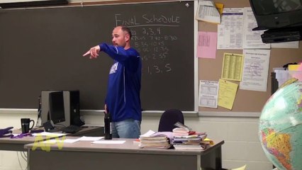 Students Make Fun With Class Teacher