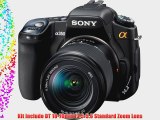 Sony Alpha DSLRA350K 14.2MP Digital SLR Camera with Super SteadyShot Image Stabilization DT