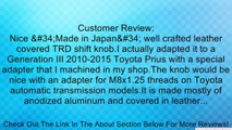 TRD Leather Manual Shift Knob Scion FRS Toyota 86 Gt86 5 Speed 6 Speed Review