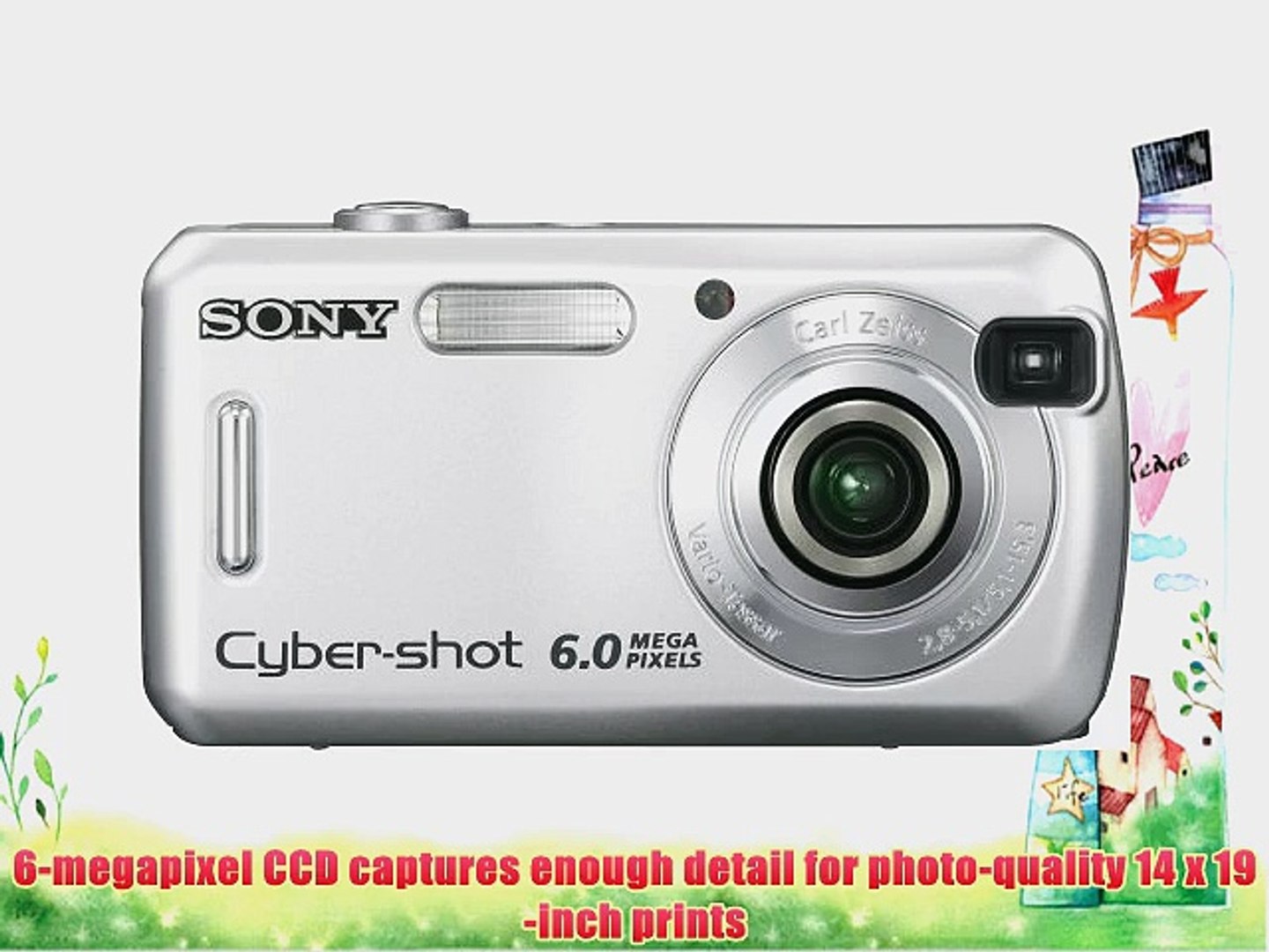 Sony Cybershot DSC-S600 6MP Digital Camera with 3x Optical Zoom