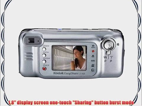 Kodak Easyshare LS753 5 MP Digital Camera with 2.8xOptical Zoom