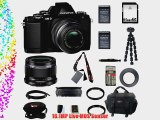 Olympus OM-D E-M10 Mirrorless Micro Four Thirds Digital Camera with 14-42mm Lens (Black) and