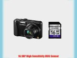 Panasonic Lumix DMC-ZS25 16.1 MP Compact Digital Camera with 20x Intelligent Zoom (Black)