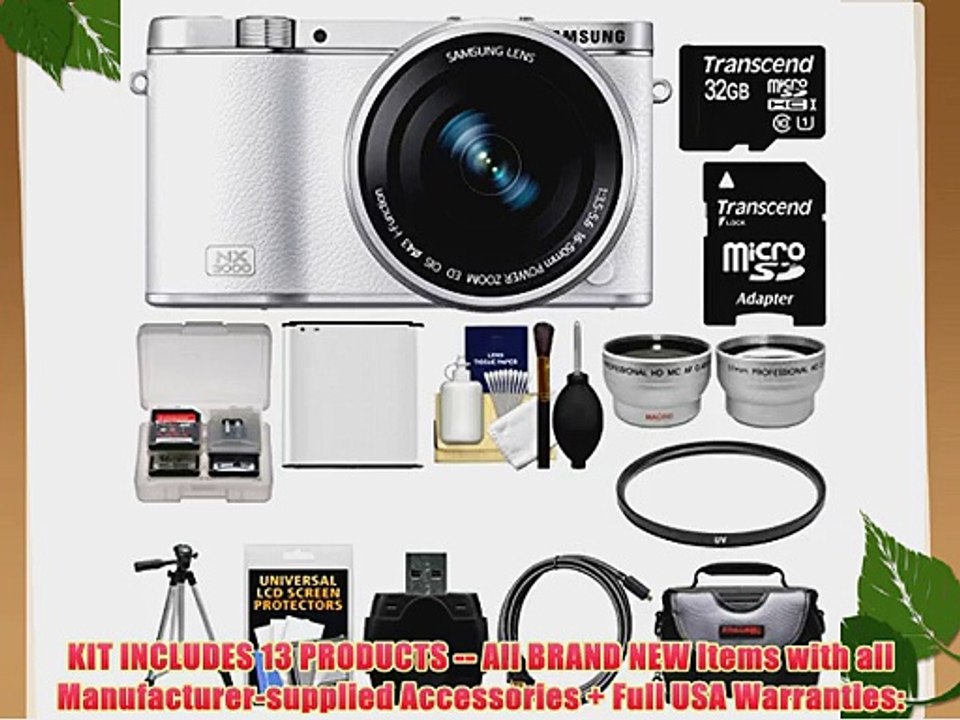 Samsung NX3000 Smart Wi-Fi Digital Camera with 16-50mm Lens