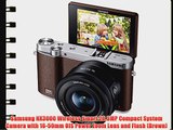 Samsung NX3000 Wireless Smart 20.3MP Compact System Camera with 16-50mm OIS Power Zoom Lens