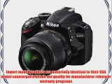Nikon D3200 24.2 MP CMOS Digital SLR with 18-55mm f/3.5-5.6 AF-S DX VR NIKKOR Zoom Lens (Import)