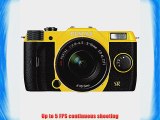 Pentax Q7 12.4MP Compact System Camera with 02 Standard Zoom 5-15mm f2.8-4.5 Lens (Yellow)