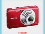 Sony Cyber-shot DSC-W650 16.1 MP Digital Camera with 5x Optical Zoom and 3.0-Inch LCD (Red)