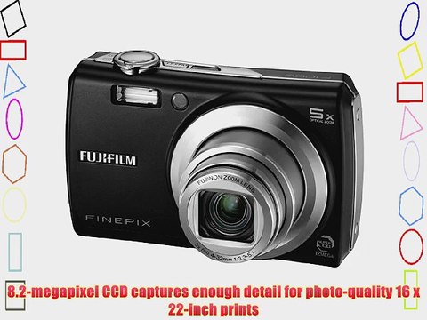 Fujifilm Finepix J10 8.2MP Digital Camera with 3x Optical Zoom (Matte Black)
