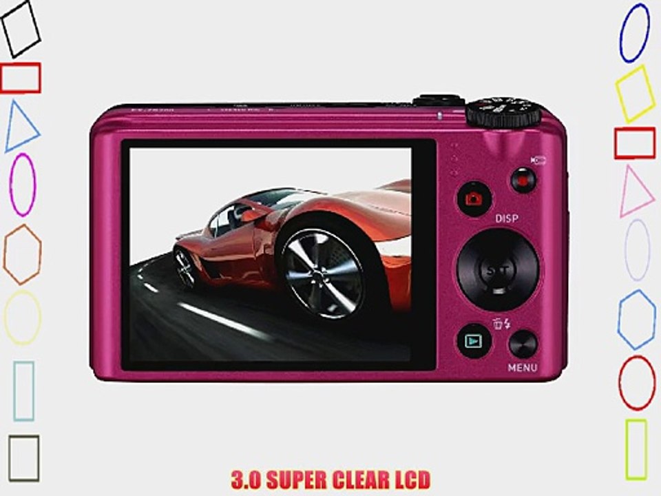 Casio Exilim EX-ZR200 High Speed 16 MP 12x Optical Zoom Compact Digital Camera (Red)