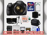 Sony Cyber-Shot DSC-H400 Digital Camera with 32GB Card   Case   Flash   Battery/Charger   Tripod