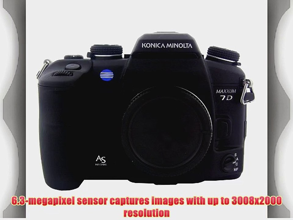 Konica Minolta Maxxum 7D 6MP Digital SLR with Anti-Shake Technology (Body Only)