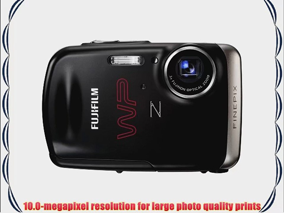 Fujifilm FinePix Z33WP 10 MP Waterproof Digital Camera with 3x Optical Zoom (Black)