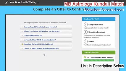 MB Astrology Kundali Match Full [Legit Download 2015]