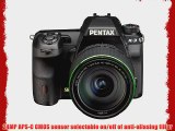 Pentax K-3 lens kit w/ 18-135mm WR 24MP SLR Camera with 3.2-Inch TFT LCD and 18-135mm WR f