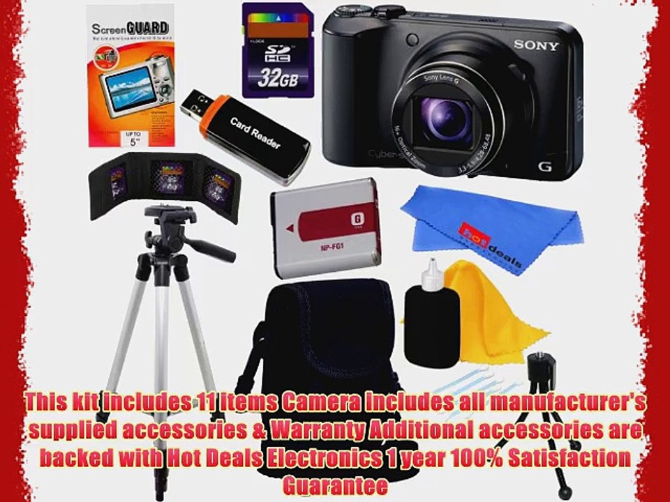 Sony Cyber-shot DSC-H90 16.1 MP Digital Camera with 16x Optical Zoom and 3.0-inch LCD (Black)