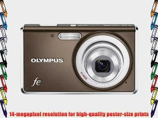 Olympus FE-4020 14 MP Digital Camera with 4x Wide Angle Zoom and 2.7-inch LCD (Gray/Grey)