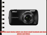 Nikon COOLPIX S800c 16 MP Digital Camera with 10x Optical Zoom and built-in Android Operating