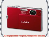 Panasonic Lumix DMC-FP2 14.1 MP Digital Camera with 4x Optical Zoom and 2.7-Inch LCD (Red)