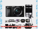 Sony a6000 ILCE6000LB ILCE-6000L/B ILCE6000 Alpha a6000 24.3 Interchangeable Lens Camera with