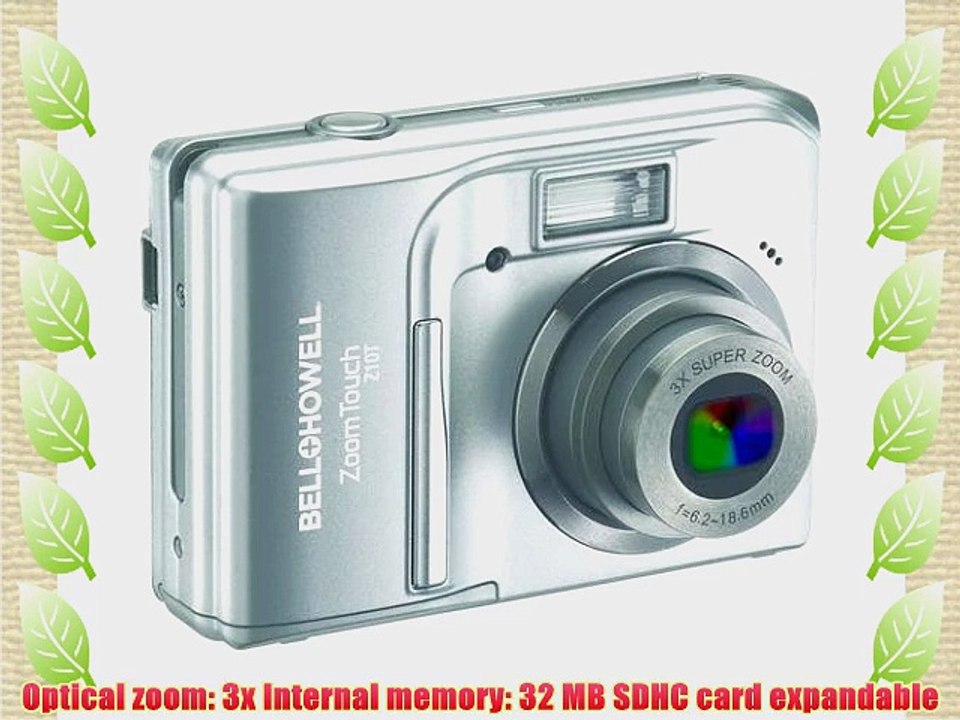 Bell and Howell Z10T-S ZoomTouch 10.0MP Touchscreen Digital Camera (Silver)