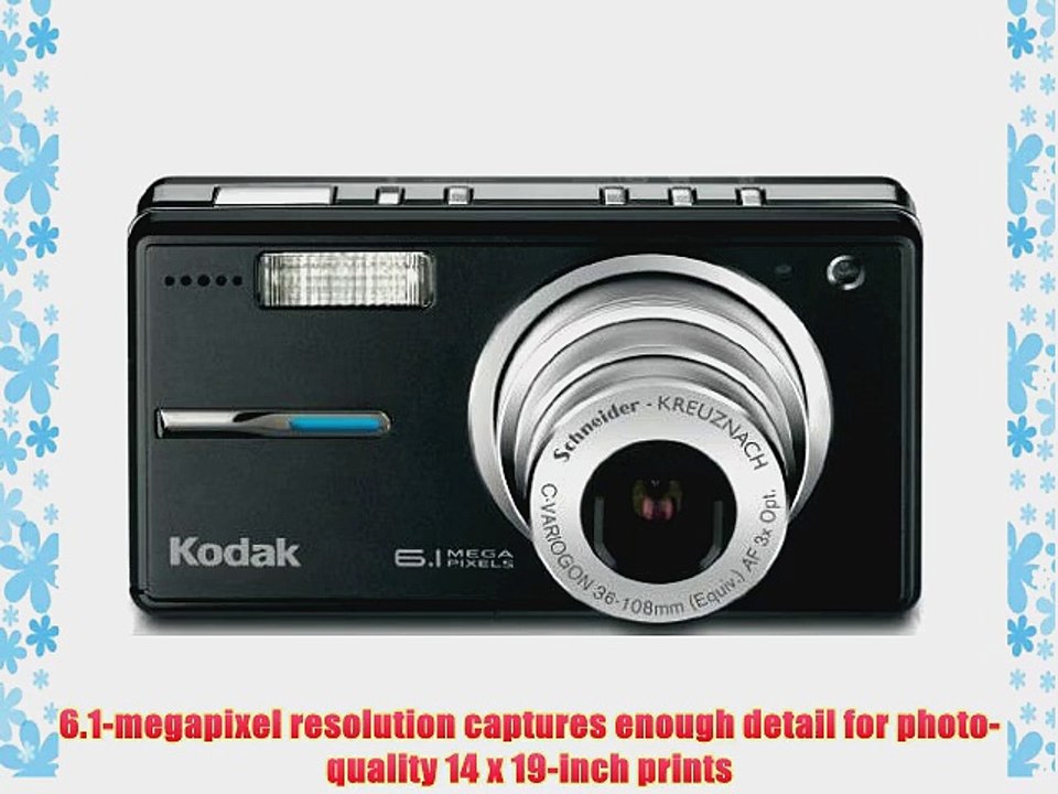 Kodak Easyshare V603 6.1 MP Digital Camera with 3xOptical Zoom (Black)
