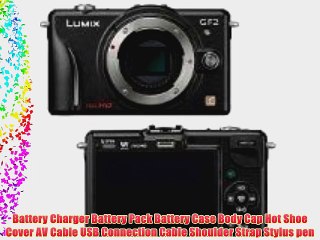 Panasonic Lumix DMC-GF2KBODY 12.1 MP Compact System Camera Body with 3 LCD Display