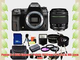 Pentax K-3 Pentax SLR 24MP SLR Camera with Pentax DA 18-55mm f/3.5-5.6 AL WR Zoom Lens. Includes: