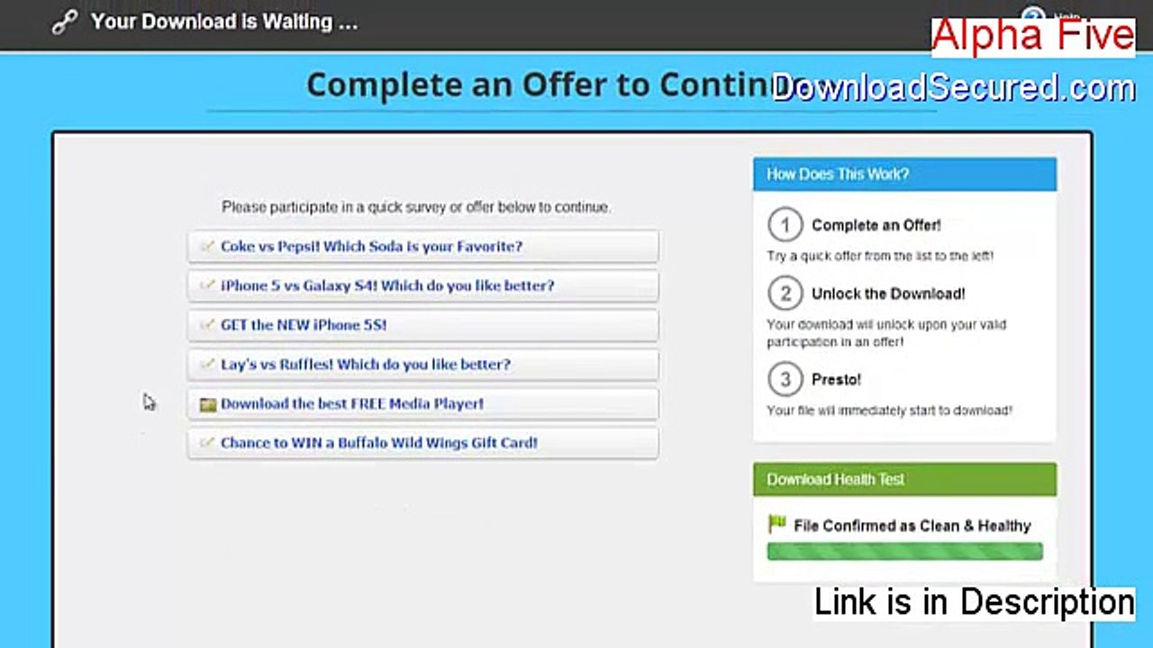 Alpha Five Serial (Risk Free Download)
