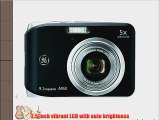 GE A950-BK 9MP Digital Camera with 5X Optical Zoom and 2.5 Inch LCD with Auto Brightness -