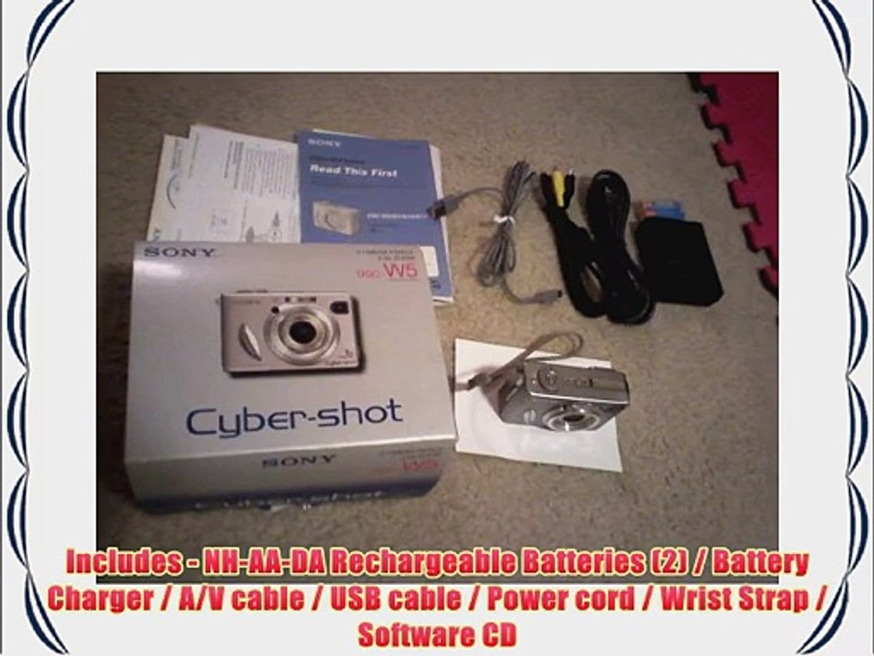 SONY DSC-W5 5.1 Megapixel Cyber-shot(R) Digital Camera - video Dailymotion