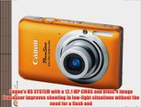 Canon PowerShot ELPH 100 HS 12 MP CMOS Digital Camera with 4X Optical Zoom (Orange)