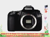 Canon EOS 60D SLR Digital Camera Kit with Canon EF-S 18-55mm IS and EF 75-300mm lens SSE Bundle