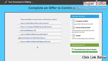 Super Editor Serial - Free of Risk Download