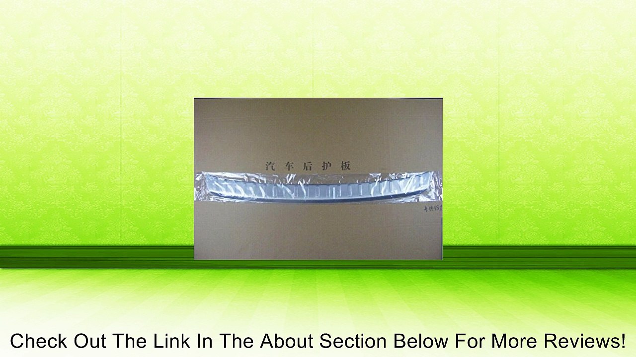 Moonet Stainless Steel Rear Bumper Sill Protector Plate Fit 2009 2010 2011 2012 2013 2014 BMW X1 E84 Review