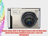 Olympus Stylus 9000 12 MP Digital Camera with 10x Wide Angle Optical Dual Image Stabilized