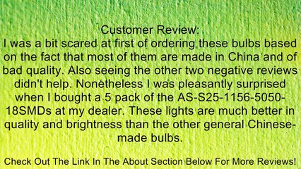 AS Vision HY009-Dome, Ceiling, Back, Front, Trunk Car Light,(5-Pack) Review