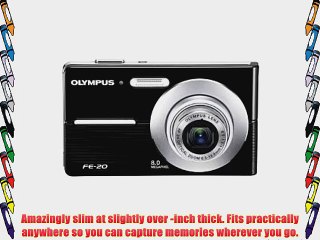 Olympus FE-20 8MP Digital Camera (Black)