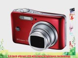 GE E1050TW-RD 10 MP Digital Camera with 5X Optical Zoom and 3.0-Inch Touch Screen LCD with