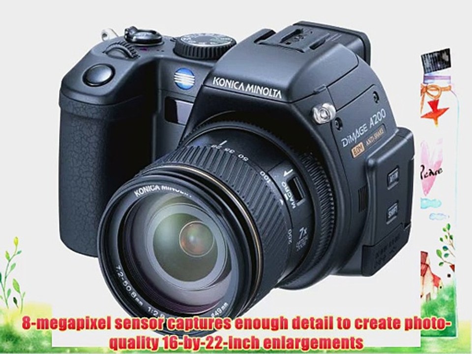 Konica Minolta Dimage A200 8MP Digital Camera with AntiShake 7x