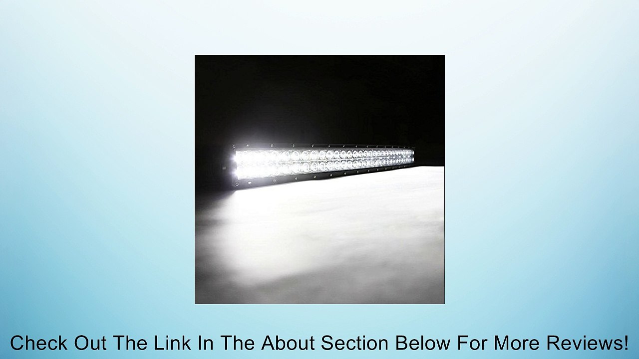 32" Curved 180W led light bar 18000lm 60pcs 3W EPISTAR chips waterproof IP67 Flood Spot Combo beam 10-30Volt DC for Off-road Offroad pickup 4x4 vehicle car SUV truck 4WD UTV Review