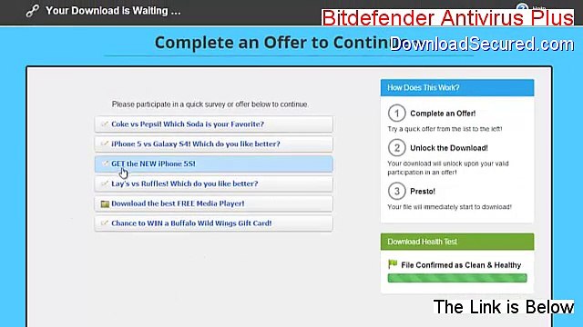 Bitdefender Antivirus Plus Full Download - Instant Download [2015]