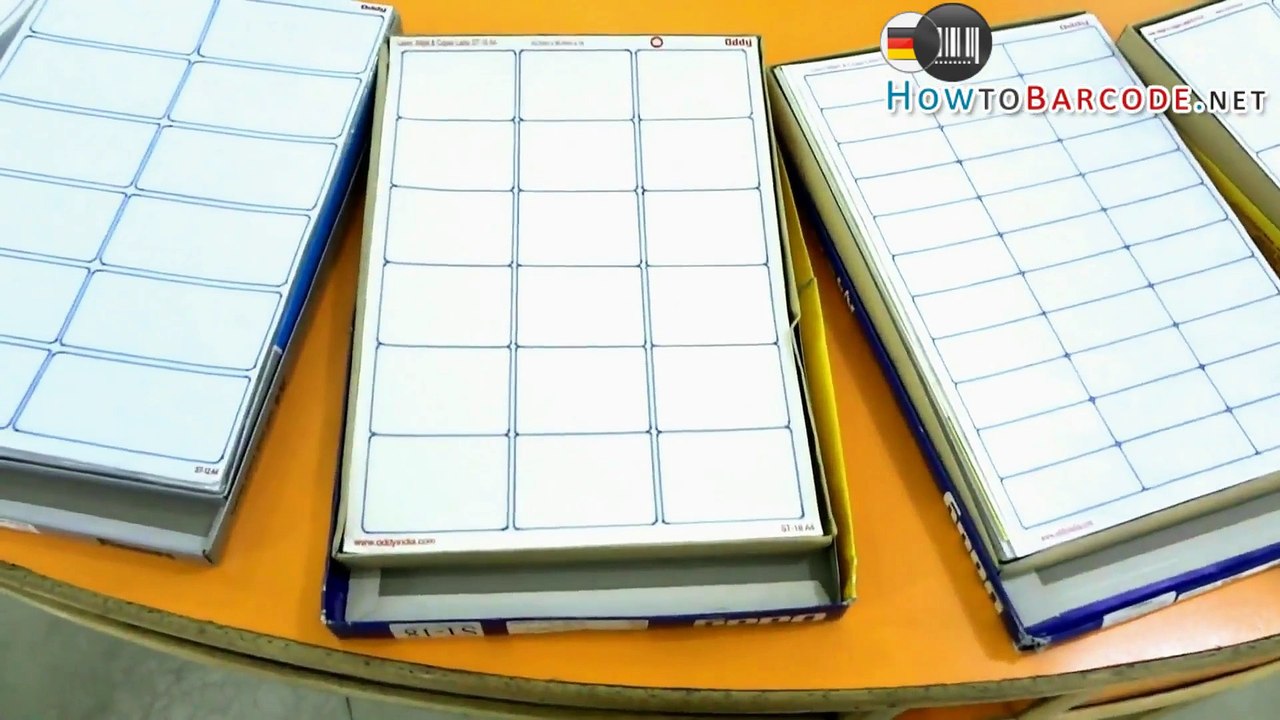 Wie Laserdrucker verwenden, um Barcode-Etiketten drucken