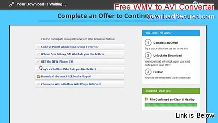 Free WMV to AVI Converter Cracked - Instant Download
